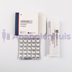 AROMAMED 25mg (Exemestane) Deus Medical - Aromataseremmer voor het verminderen van oestrogeenniveaus bij hormonale therapieën