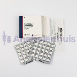 HALOMED 5 (Fluoxymesteron) van Deus Medical is een krachtig anabool steroid, gebruikt om spiermassa en kracht te verhogen, populair onder ervaren bodybuilders