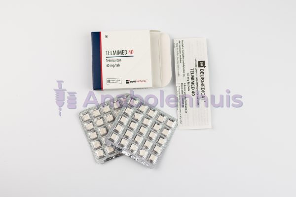 TELMIMED 40 (Telmisartan) Deus Medical – 40mg tabletten, bloeddrukverlagend middel, helpt bij het behandelen van hypertensie en het beschermen van de cardiovasculaire gezondheid