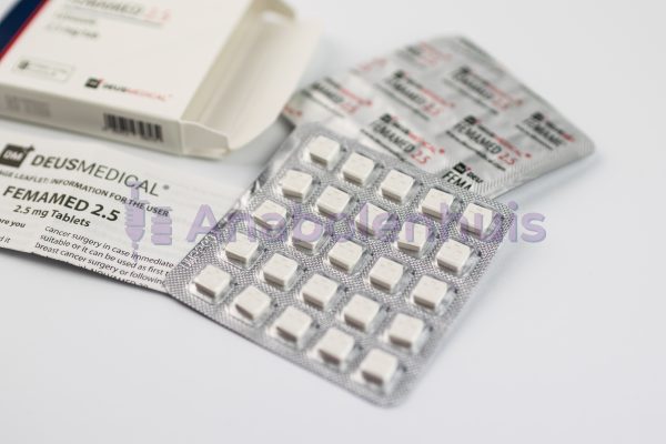 FEMAMED 2,5 (Letrozol) Deus Medical – 2,5mg tabletten, voorgeschreven voor de behandeling van hormoongevoelige borstkanker bij postmenopausale vrouwen