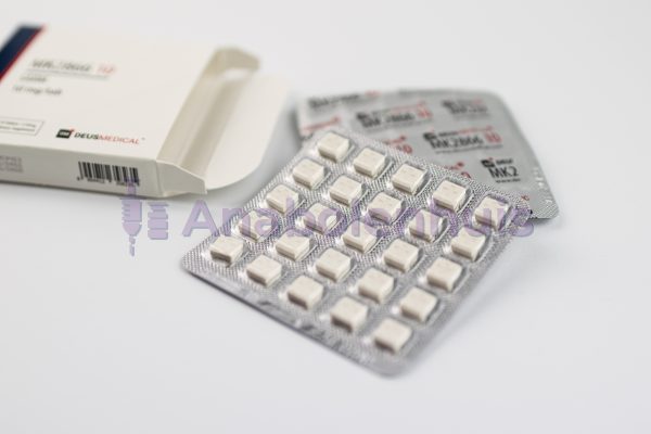 MK2866 10mg/tablet (Ostarine) Deus Medical – SARM dat helpt bij het behouden van spiermassa tijdens het afvallen en bevordert spiergroei, veelgebruikt in cutting- en bulking-cycli