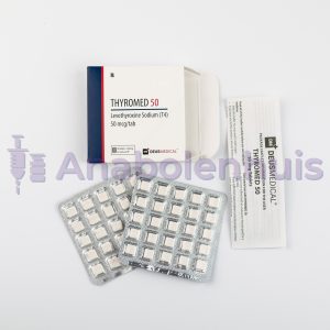 THYROMED 50mg/tablet (Levothyroxine Sodium T4) Deus Medical - Schildklierhormoontherapie voor de behandeling van hypothyreoïdie, ondersteunt een gezond metabolisme en energieniveaus