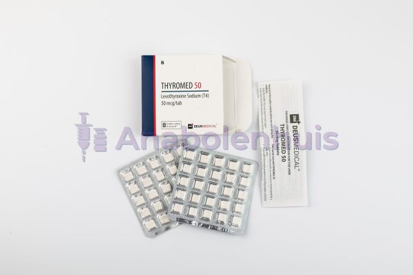 THYROMED 50mg/tablet (Levothyroxine Sodium T4) Deus Medical - Schildklierhormoontherapie voor de behandeling van hypothyreoïdie, ondersteunt een gezond metabolisme en energieniveaus