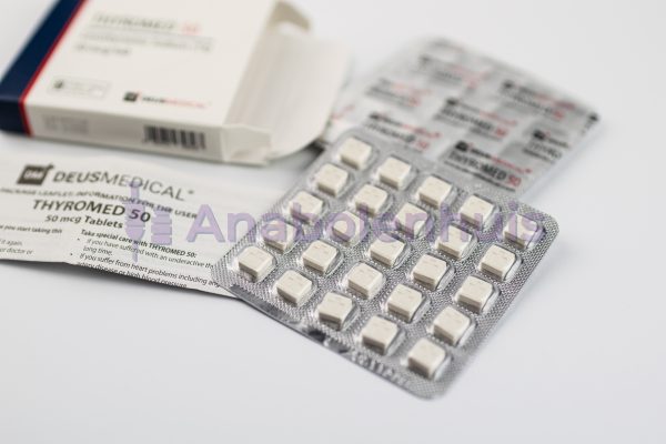 THYROMED 50mg/tablet (Levothyroxine Sodium T4) Deus Medical - Schildklierhormoontherapie voor de behandeling van hypothyreoïdie, ondersteunt een gezond metabolisme en energieniveaus