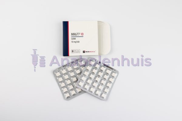 MK677 10mg/tablet (Ibutamoren) Deus Medical - Groeihormoonstimulator die helpt bij spiergroei, vetverlies en verbetering van herstel en slaapkwaliteit