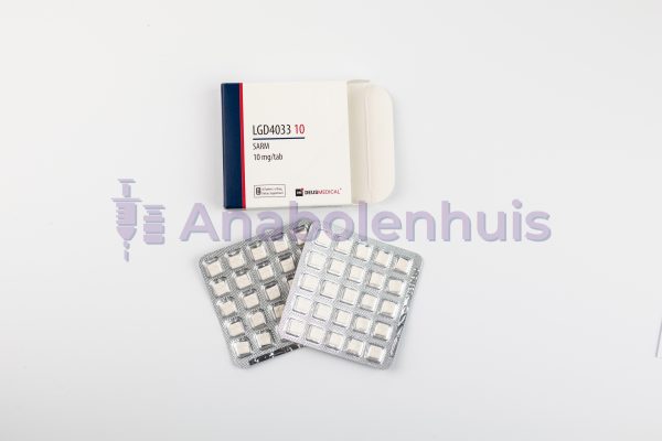 LGD4033 10mg/tablet (Ligandrol) Deus Medical - Selectieve androgeenreceptor modulator (SARM) die spiermassa vergroot en helpt bij vetverlies met minimale bijwerkingen