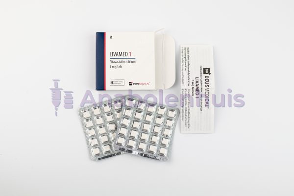 LIVAMED 1mg/tablet (Pitavastatine Calcium) Deus Medical - Medicijn voor het verlagen van cholesterol en het verbeteren van de cardiovasculaire gezondheid