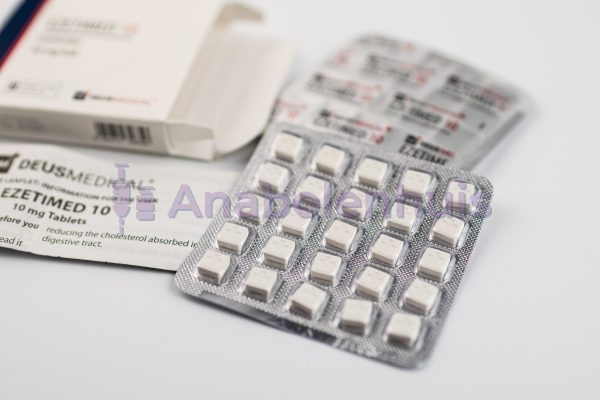 EZETIMED 10mg/tablet (Ezetimibe) Deus Medical - Cholesterol verlagend medicijn, vermindert de opname van cholesterol in de darmen