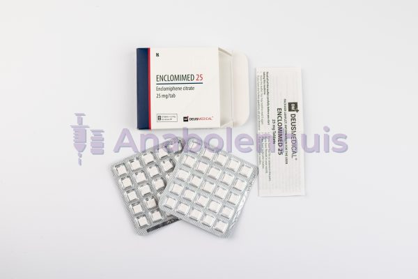 ENCLOMIMED 25mg (Enclomiphene Citrate) Deus Medical - Selectieve oestrogeenreceptormodulator, gebruikt voor het stimuleren van de testosteronproductie