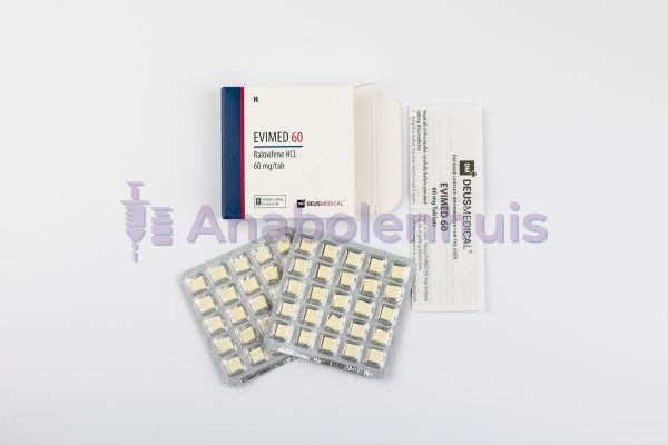 Evimed 60 (Raloxifen HCL) Deus Medical 60mg 50 Tab