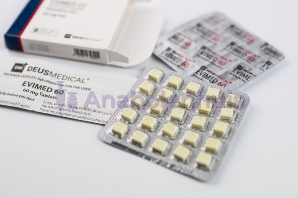 Evimed 60 (Raloxifen HCL) Deus Medical 60mg 50 Tab