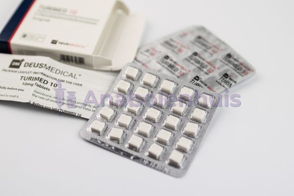 TURIMED 10mg (Turinabol) Deus Medical - Orale anabole steroïde voor droge spiermassa en krachtverbetering