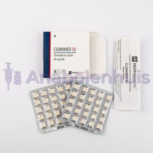 CLOMIMED 50mg (Clomifeencitraat) Deus Medical - Selectieve oestrogeenreceptormodulator (SERM) voor vruchtbaarheid en PCT (Post Cycle Therapy)